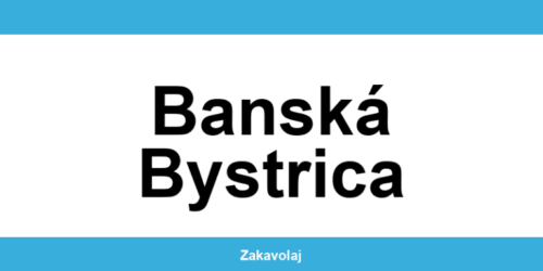 Kontakt na O2 predajne v lokalite Banská Bystrica
