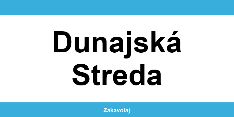 Kontakt na O2 predajne v lokalite Dunajská Streda