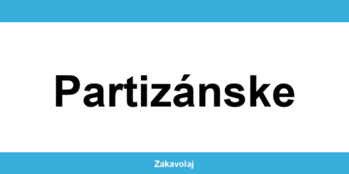 Kontakt na O2 predajne v lokalite Partizánske