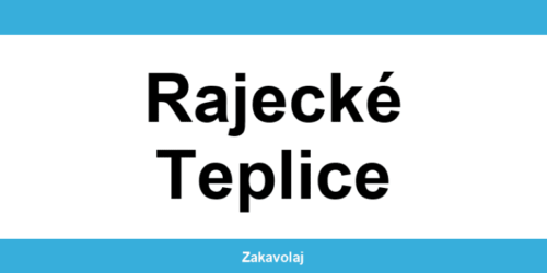 Kontakt na O2 predajne v lokalite Rajecké Teplice