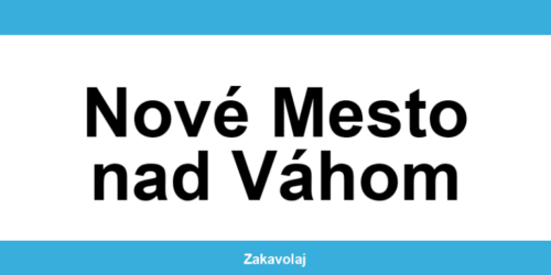 Kontakt na O2 predajne v lokalite Nové Mesto nad Váhom