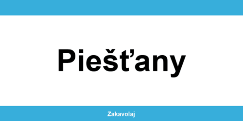 Kontakt na O2 predajne v lokalite Piešťany